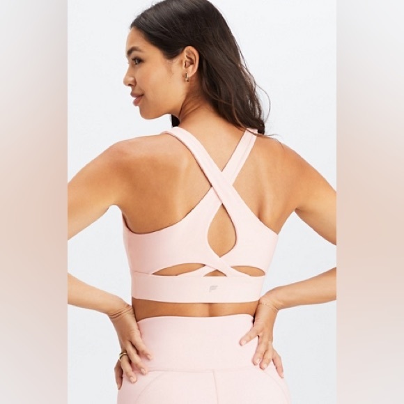 Fabletics SET: Soft Pink Sports Bra + Leggings - Picture 3 of 9